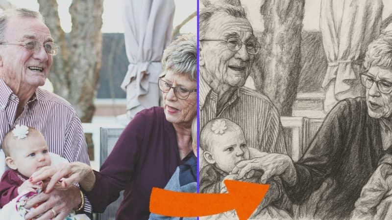 Avant / Après – Esquisse